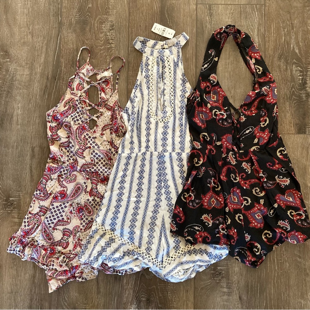 LF Multicolor Jumpsuits & Rompers Set